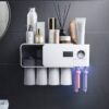 UV Light Toothbrush Sanitizer & toothpaste dispenser & storage rack suit