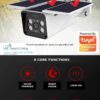 Solar wifi security camera, tuya intergrated