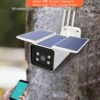 Solar wifi security camera, tuya intergrated